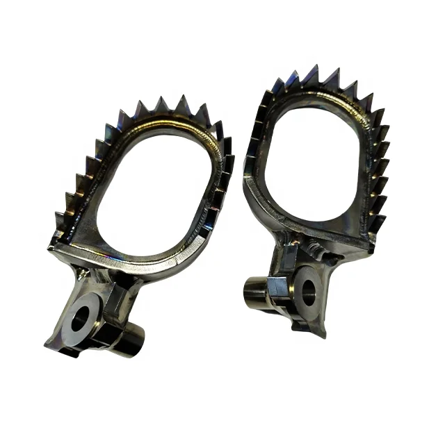 

Motorcycle Parts Motorcycle Accessories Gr5 Titanium Alloy Foot Pegs Footrest for Yamaha