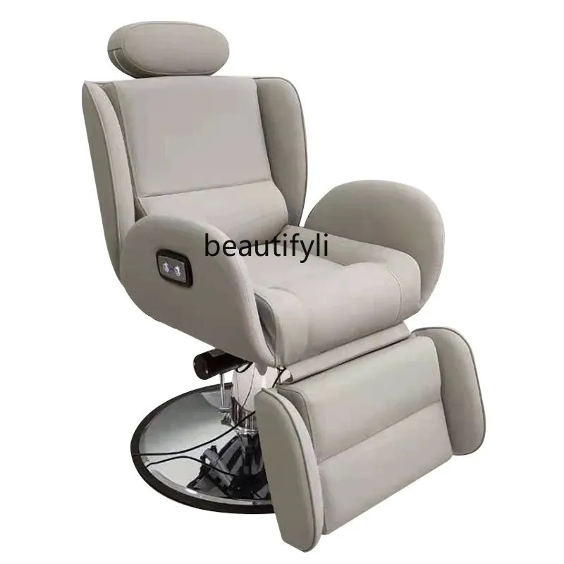 

Silk Hair Salon Chair Scalp Care Electric Hair Salon Chair Can Be Put down Barber Chair for Hair Salon