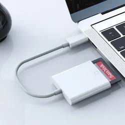 Lector de tarjetas SD USB 3,0, adaptador de alta velocidad a tarjeta SD, adaptador de cámara tipo C, Visor de rastreo para iPhone, MacBook, Samsun, Android