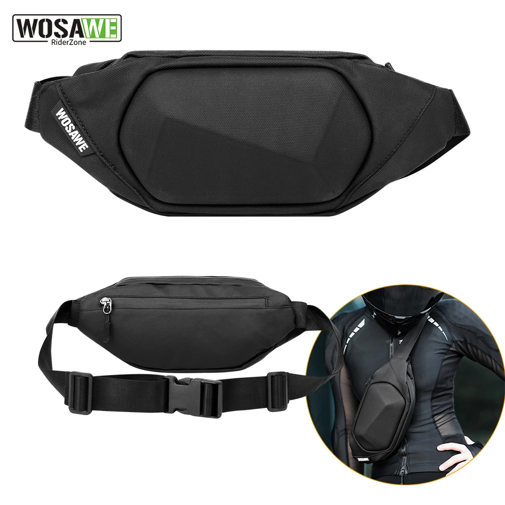 

WOSAWE Motorcycle Waist Bag Belt Hip Bum Waterproof Motorbike Tactical Travel Adjustable Men's Purse Fanny Pack Bags