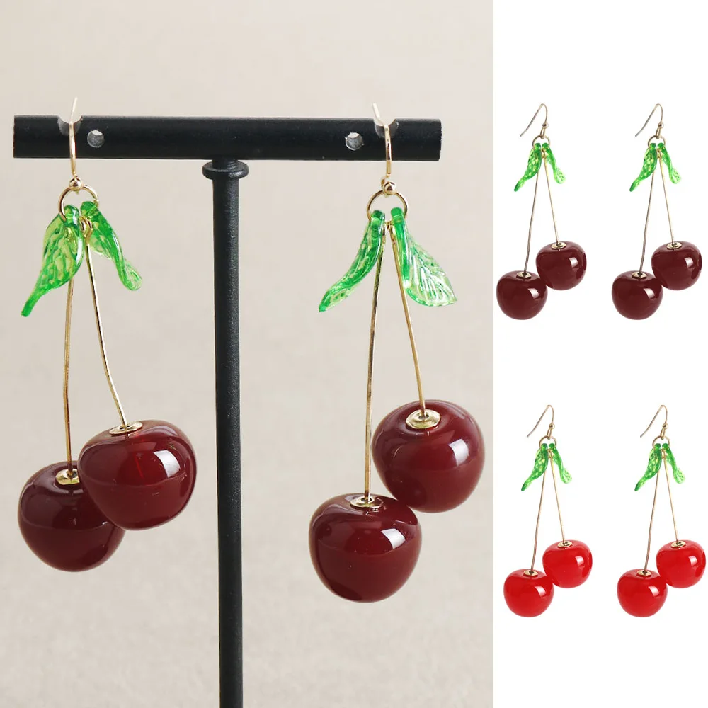 Fruit Cherry Earrin…