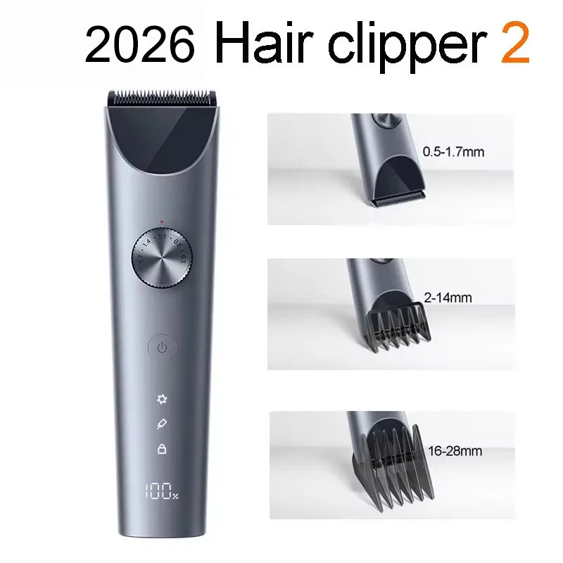 

Новая профессиональная машинка для стрижки волос 2026 года, беспроводной электрический триммер для мужчин, для домашнего использования