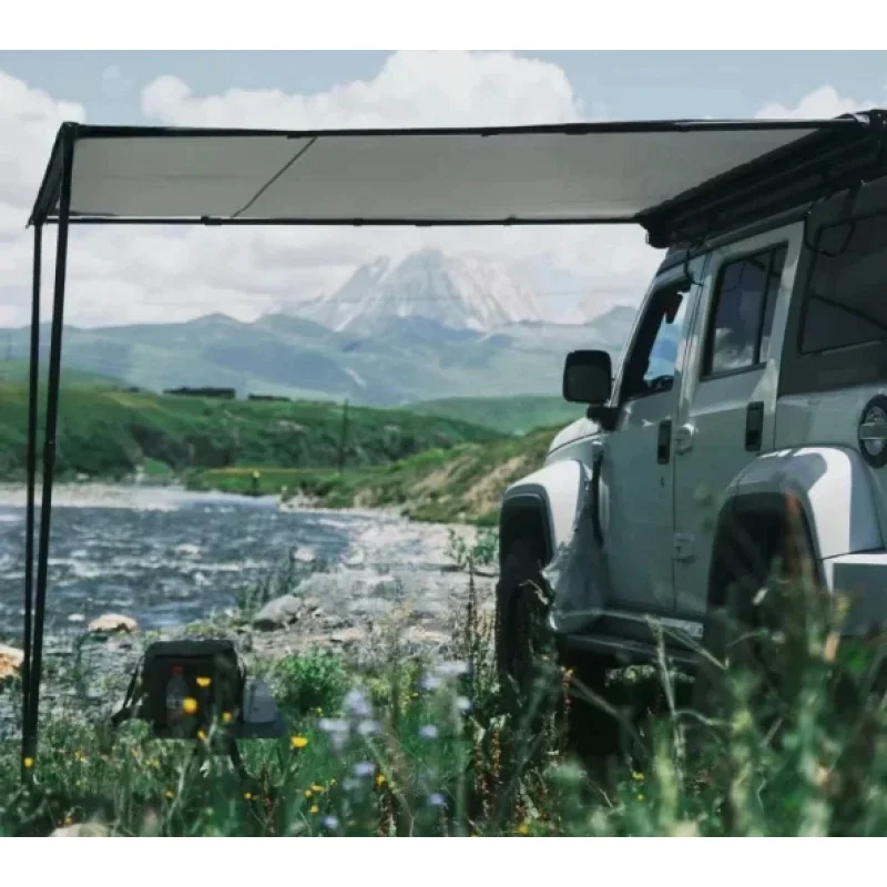 

Auto Car Side Tent Lightweight Ox Cloth with PVC Sunproof and Waterproof Land Awning for Outdoor & Car Camping
