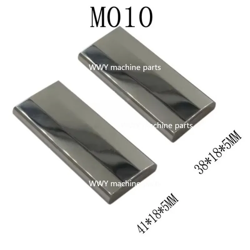 Suitable for CNC M010 EDM Wire Cutting Feeding Contact X089D256H01 41/38 * 18 * 5mm for Conductive Block Machine Tools