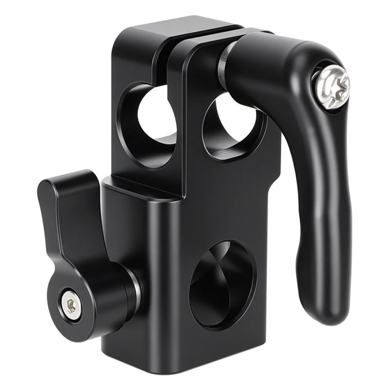 RISE-For 15Mm For Camera/Monitor Led Light Support Rod Clamp For 15Mm To 5/8