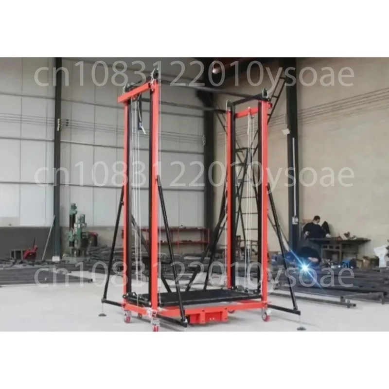 Foldable mobile lifting fully automatic remote control electric scaffolding