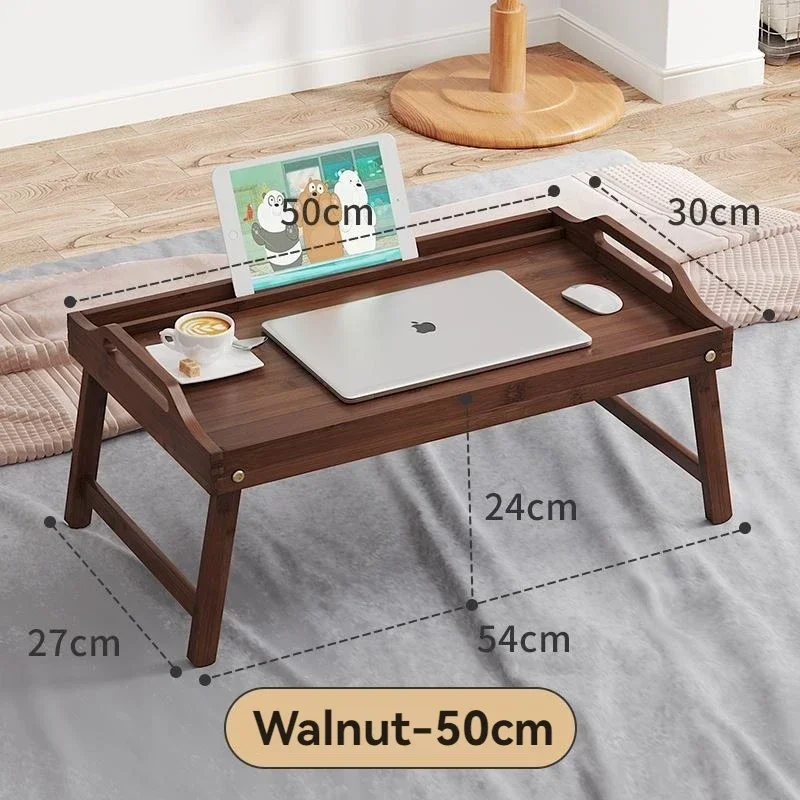 

Household Goods Bamboo Breakfast Table, Bedroom, Foldable Computer Desk, Bed, Lazy Laptop, Tablet Table, Children's Study Desk