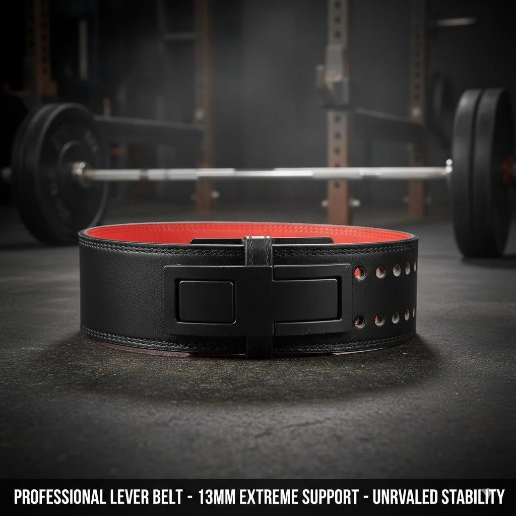 Leather Workout Belt - 1 adet Powerlifting Kolu Kemer Sığır
