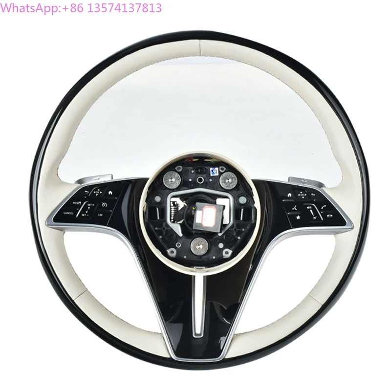 

Customized Wooden Steering Wheel Fit W221 W222 W223 AMG S63 for Mercedes Benz Maybach Steering Wheel Upgrade Old to New