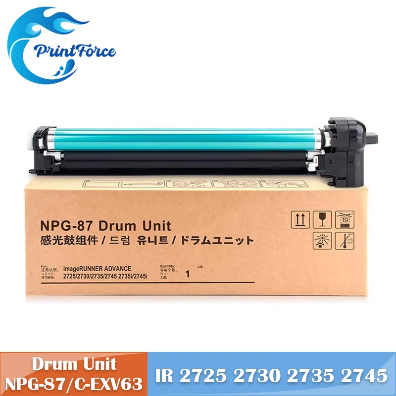 

Блок фотобарабана NPG-87 C-EXV63 NPG87 (95000 страниц) для Canon iR 2725 2730 2735 2745 2925 2930 2935 IR2725 IR2730 IR2745
