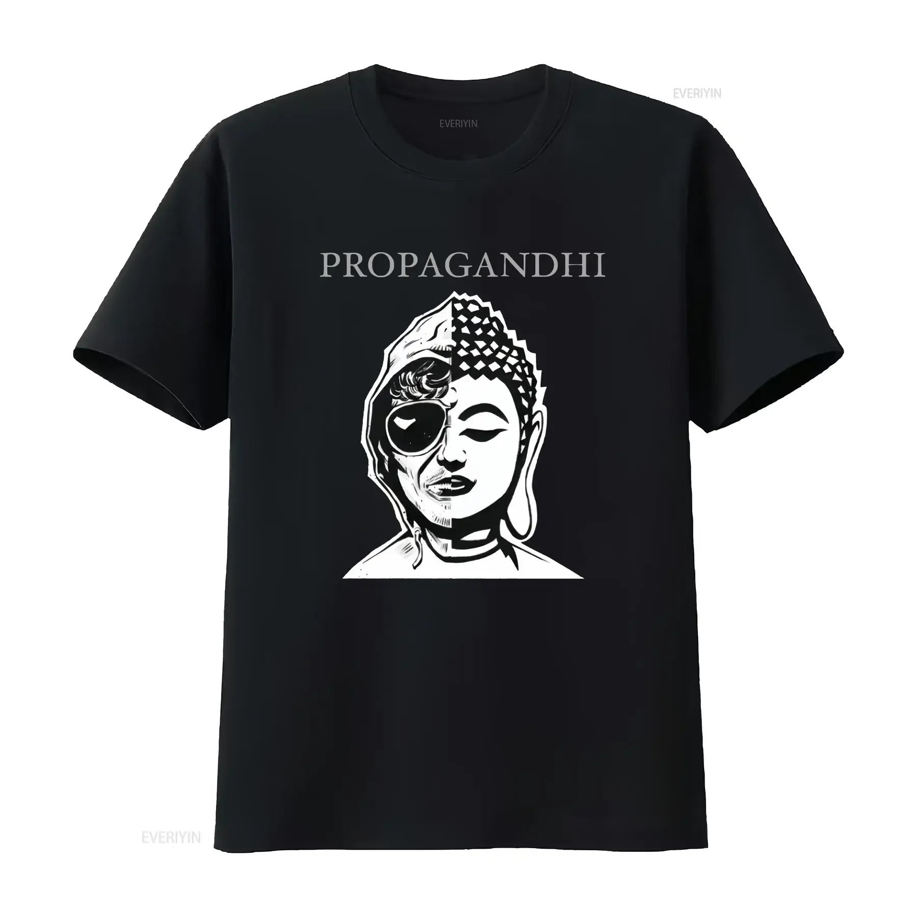 Propagandhi Ted Buddha At Peace Album New Merch Vintage T Shirt Washed Top For Everyday Wear Casual Slightly Stretched vintage