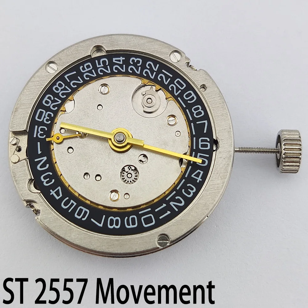 Seagull ST2557 Movement 3 Pins Half Gmt Automatic Mechanical Movement 2557 Movement 9 Seconds Position Watch replace Accessories