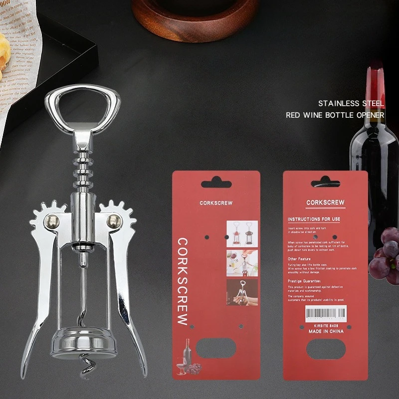 Wine Bottle Opener Beer Multifunctional Zinc Alloy Champagne Opening Stainless Steel Drill Bottle Opener Automatic Bottle Opener
