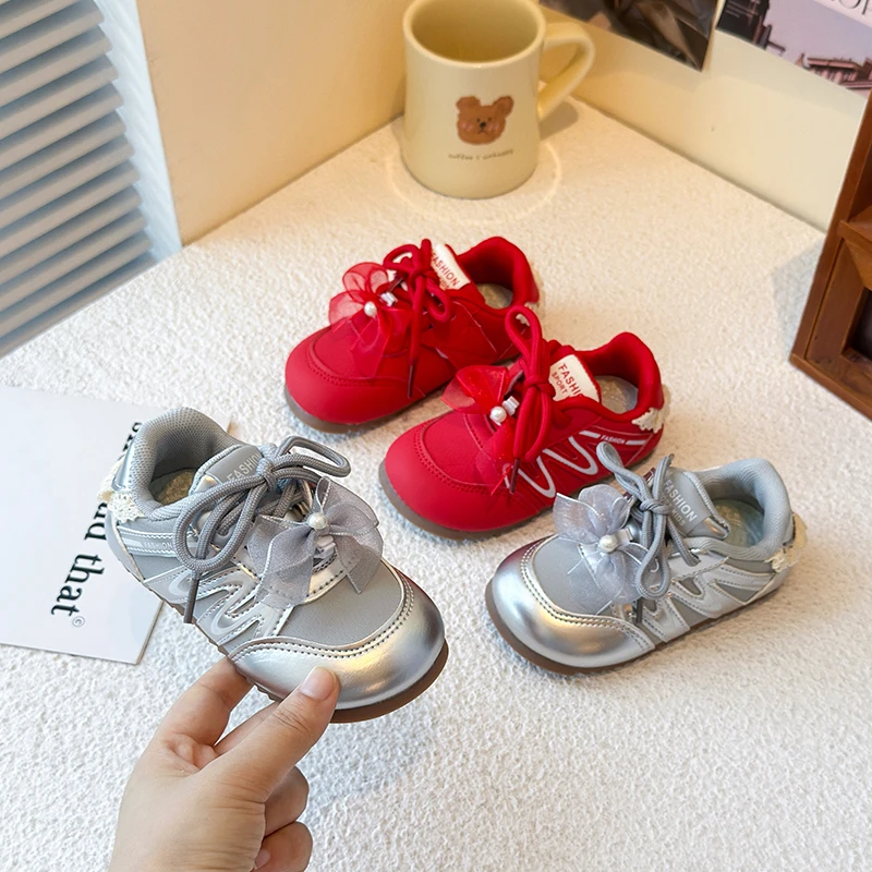 

Children's Shoes 2025 Autumn and Winter Outdoor Sports Shoes Non-slip Men's and Women's Soft Sole Toddler Sports Shoes 3-12