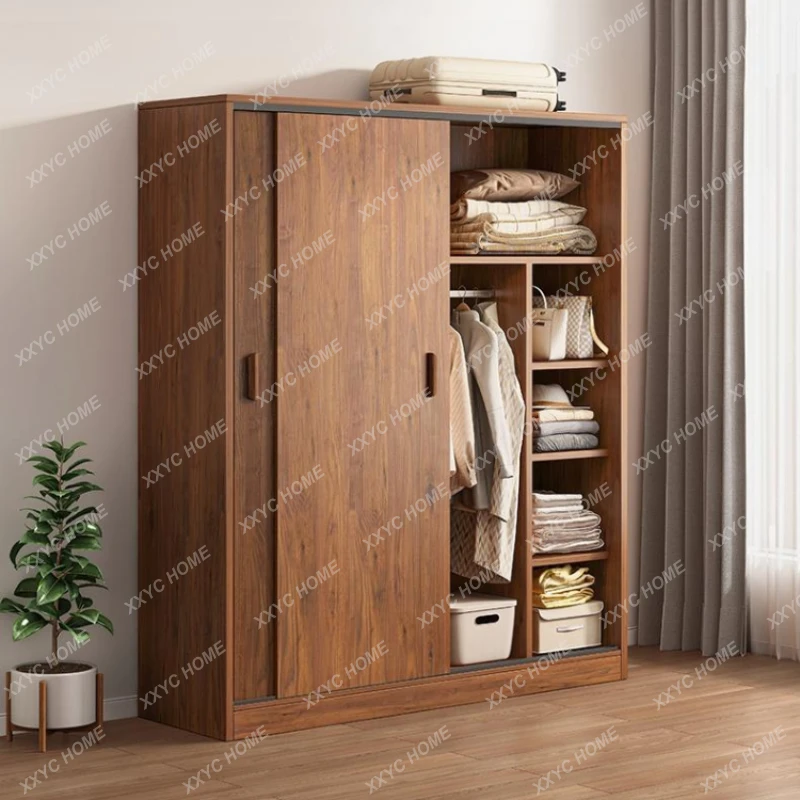 Luxury Sliding Door Wardrobes Medium Drawers Aesthetic Clothes Storage Closet Bedroom Organizer