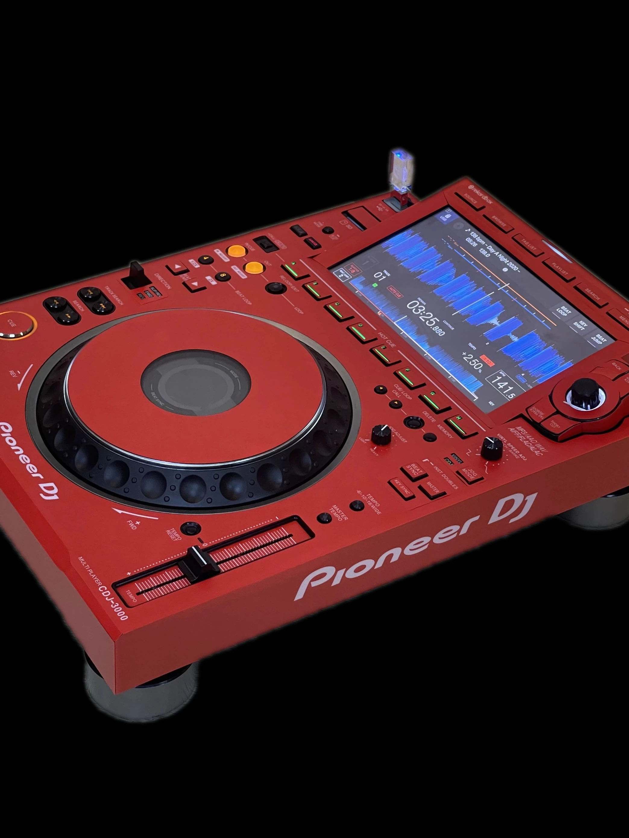 Pioneer CDJ3000 Disc Player Self-adhesive Film (! Just Self-adhesive Film, Not A Machine. Do Not Purchase Without A Machine)