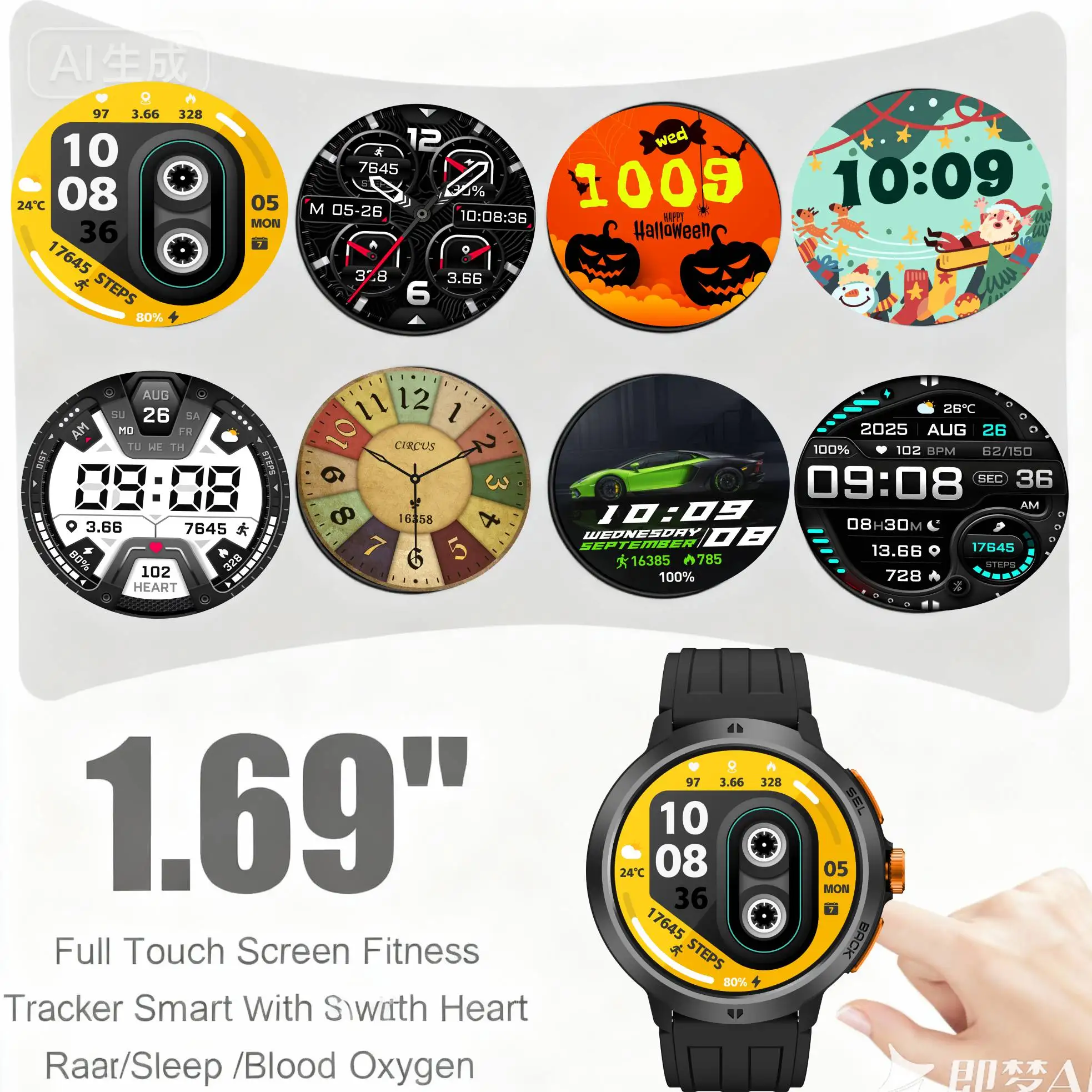 LEADOYS C33 MP3 Smart Watch Outdoor Sports Watch with Big Memory Recording Function Make/Answer Phone Calls Free Shipping