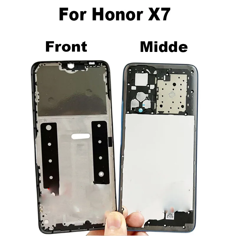 Middle Frame For Huawei Honor X7 Front Bezel Back Lcd Housing Holder Rear Plate Chassis CMA-LX2