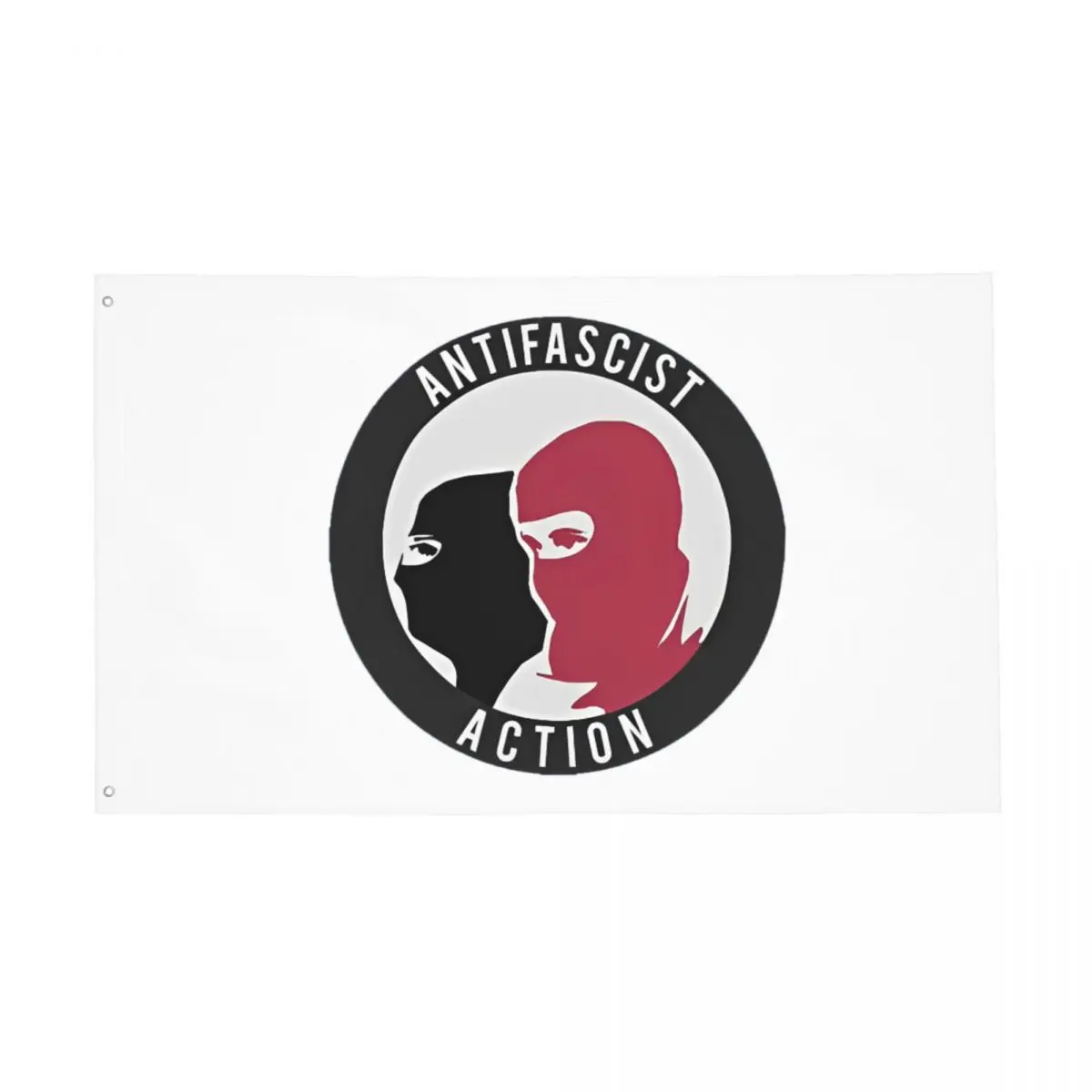 Anti Fascist Flags Double Sided Indoor Outdoor Banner Polyester Hanging Decoration 3x5 FT