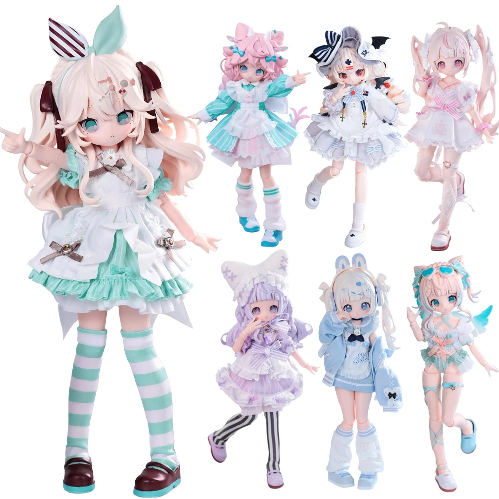 

In Stock Wanmeng Dessert Party 1/8Mjd Blind Box Movable Doll Action Figure Doll Trendy Toy Ornaments Figure Cute Boy Girl Gift
