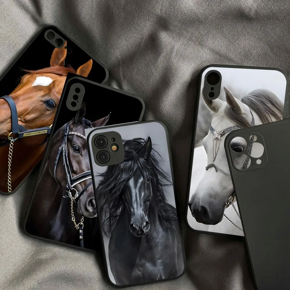 

Horse Phone Case For Iphone 15 11 13 14 Pro Max 7 8 Plus X Xr Xs Max 16pro 12mini Cover Case