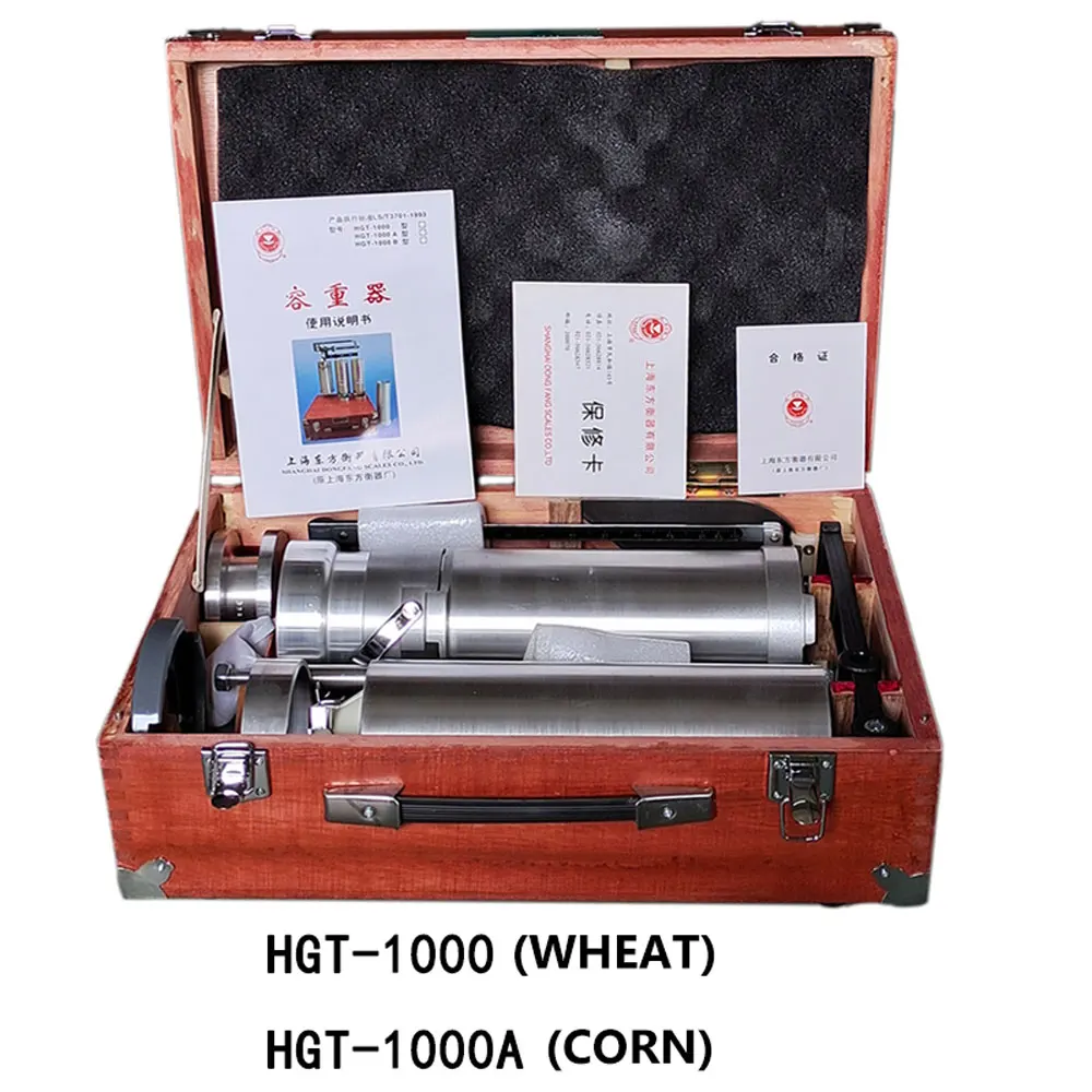 1000 ml Körner Volumen Gewicht Messgerät Weizen Mais Partikel mechanische Volumen Gewichtstester Trichter Öffnung 30 mm 40 mm