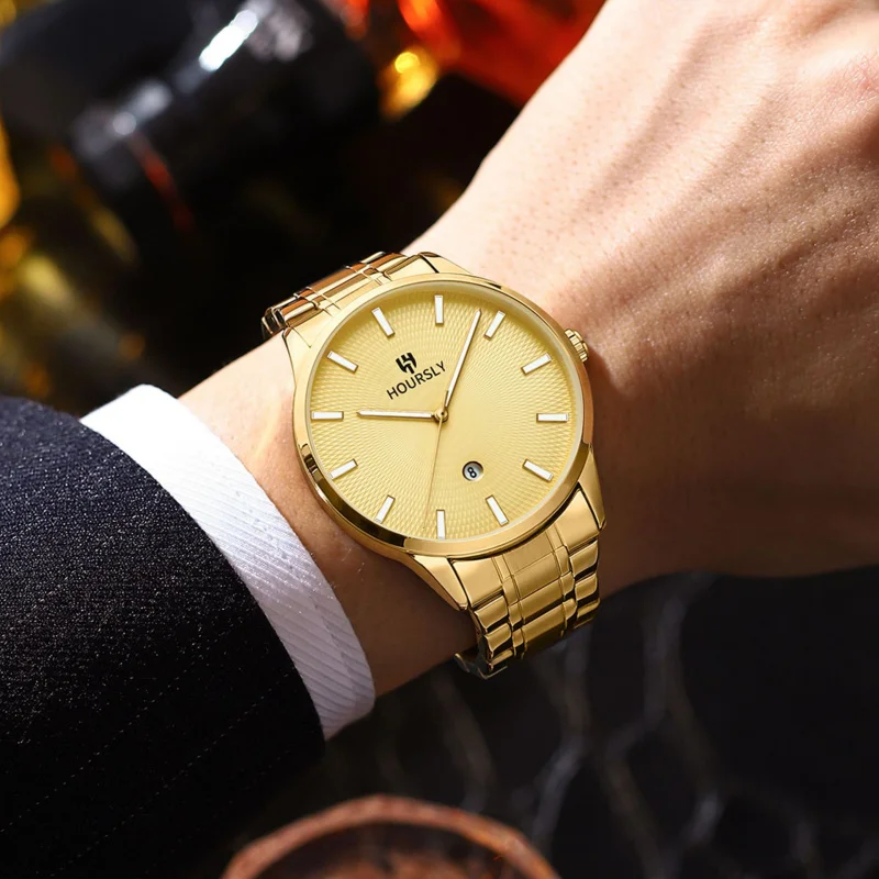 Reloj sencillo de negocios para hombre, TongBESTWINCalendar