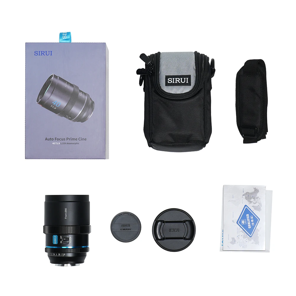 SIRUI 40 مللي متر T1.8 1.33X S35 APS-C عدسة أنامورفيك التركيز التلقائي لسوني E / نيكون Z / Fuji X / Macro4/3 جبل عدسة سينمائية للكاميرا