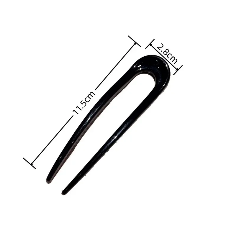 Simple New Fashion U-shaped Hairpin Girl Women Quality Back Head Ball Head Hairpin Hairpin Hair Hair Accessories Wholesale