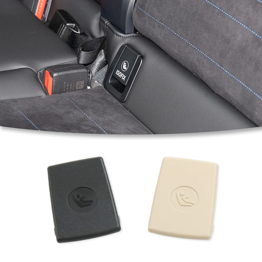 Car Rear Seat Child Restraint Anchor ISOFIX Button Connector Cover For BMW 2 Series F45 F46 X1 F48 F49 X2 F39