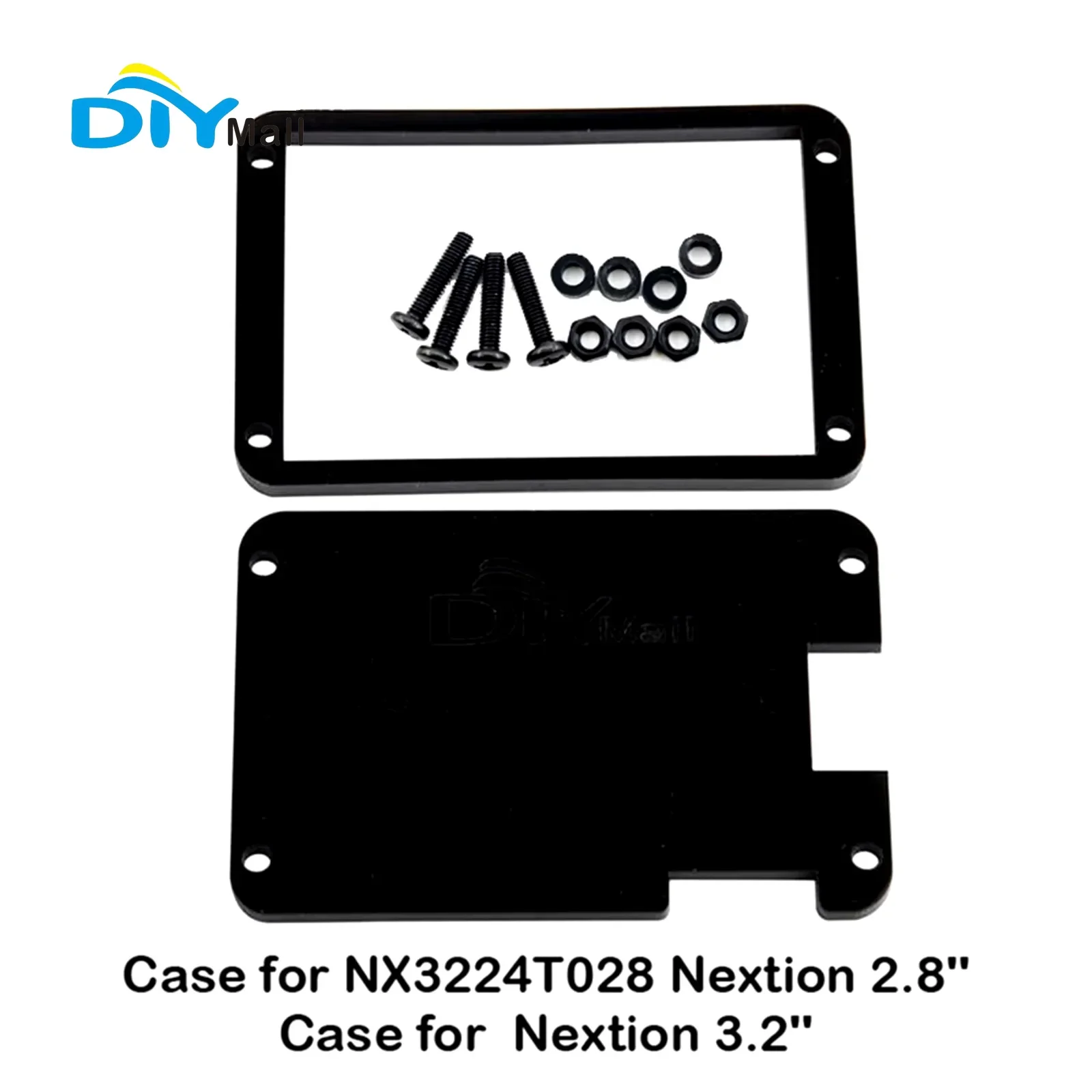 Black Acrylic Plastic Case for Nextion 3.2