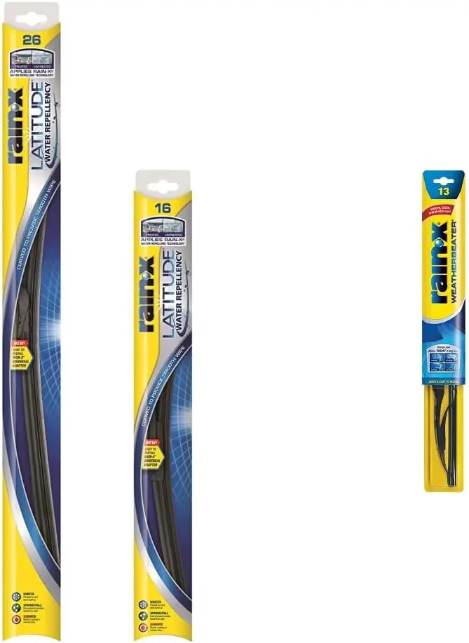 

810163 Водоотталкивающий 2 в 1, дворники лобового стекла размером 26 и 16 дюймов, автомобильное замена лобового стекла и RX30213 Weatherbeat