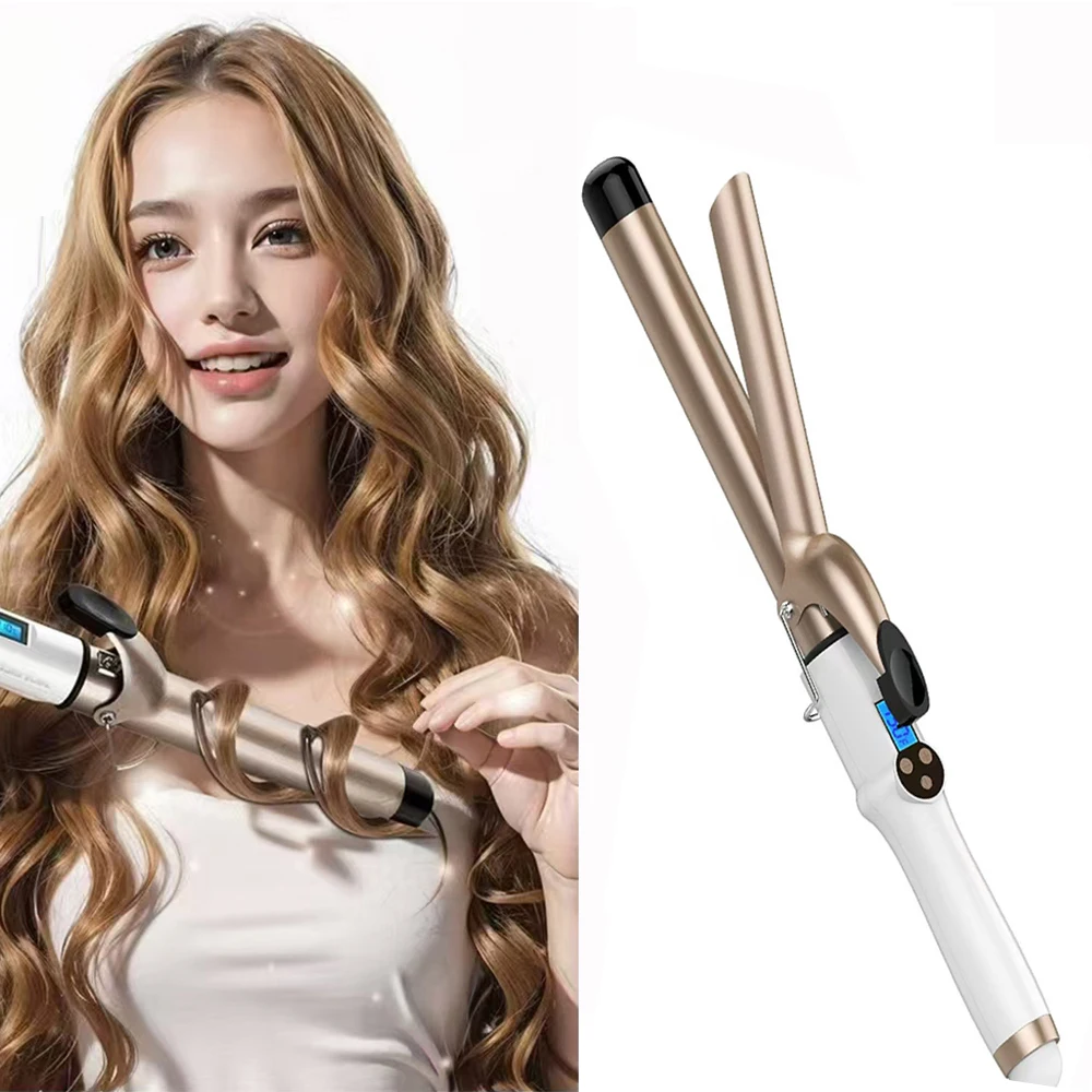 Waves Hair Curling Iron LCD Electric Roller Curls Hair Styling Tool Hair Clips Crimper Curler Modeler Hair Supplies Curling Tong