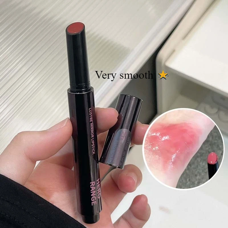 1個入りソリッドリップグロスティンテッドリップバームキット、プレスリップスティック、軽量で光沢のある保湿リップグロス、グロウフィニッシュリップスティック