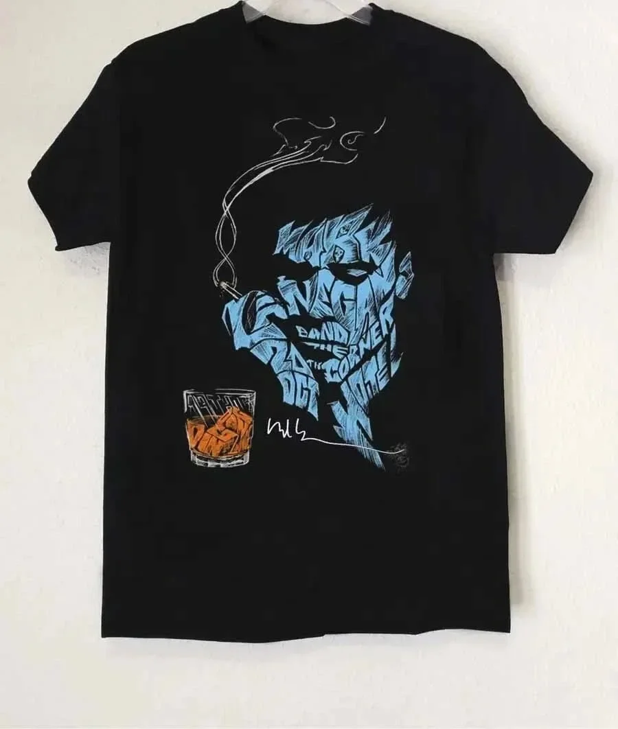 New Mark Lanegan Singer Basic T Shirt Classic Black Unisex Size S-5XL BT878