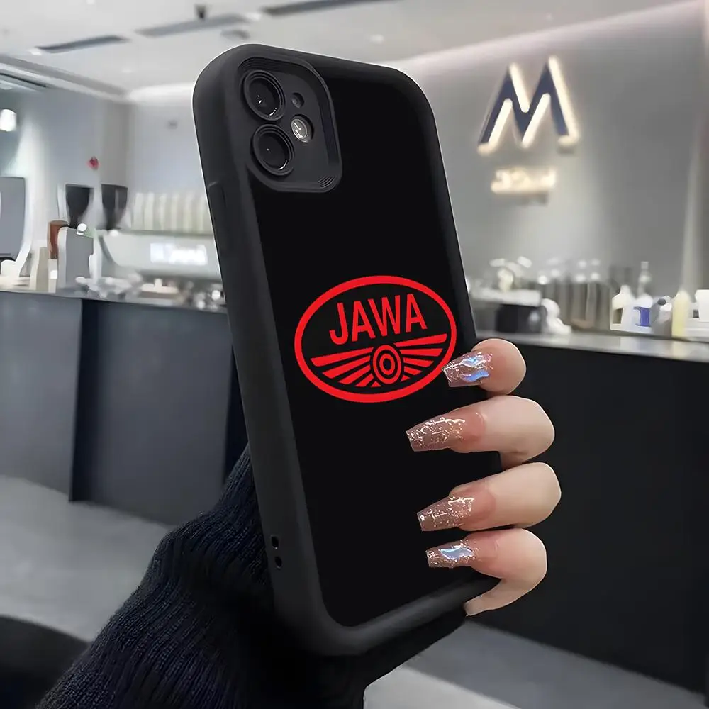 Чехол для телефона J-Jawa Motorcycle iPhone Air 17 Pro Max 16 E 15 14 13 12 11 Mini Plus мягкий силиконовый черный чехол