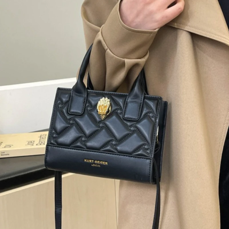 

2026 Quilted Square Bag, Casual Commuter Crossbody Purse for Women, Stylish Shoulder Bag, New Fashionable Top Handle Bag