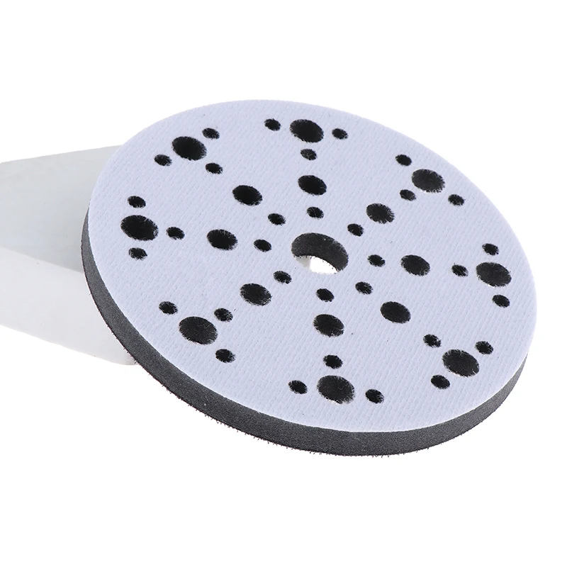 1Pc 6Inch 150mm 49-Hole Soft Sponge Interface Pad For Sanding Pads Hook Loop Sanding Discs Sander Backing Pads Buffer