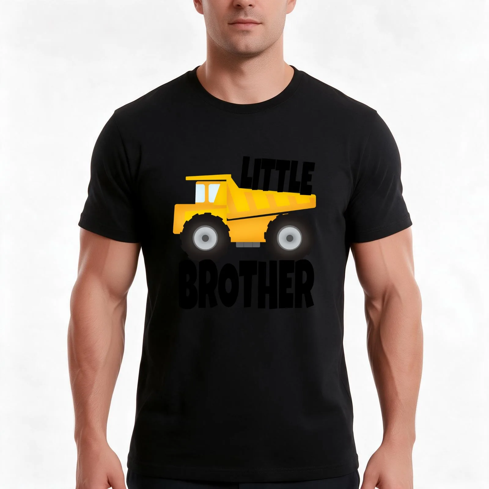 Little Brother - Big Brother - Sibling Shirts - Matching Brother T-Shirt, Summer Casual Cotton Tee, Oversized Streetwear Tops