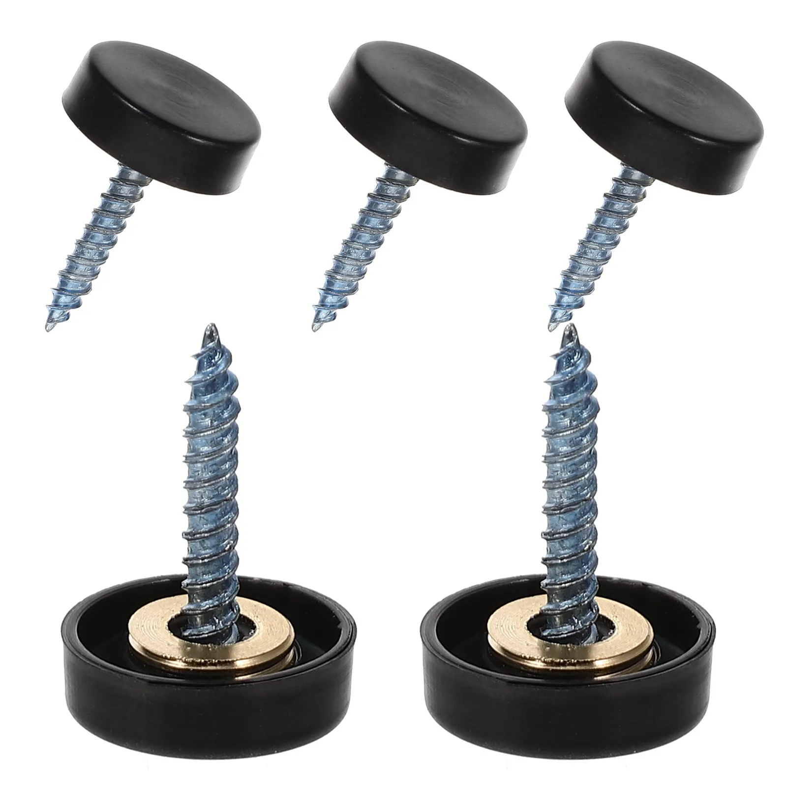 Stainless Steel Decorative Screw Nails for Mirror, Glass, Furniture & Sign Board Fixing – 5 Sets