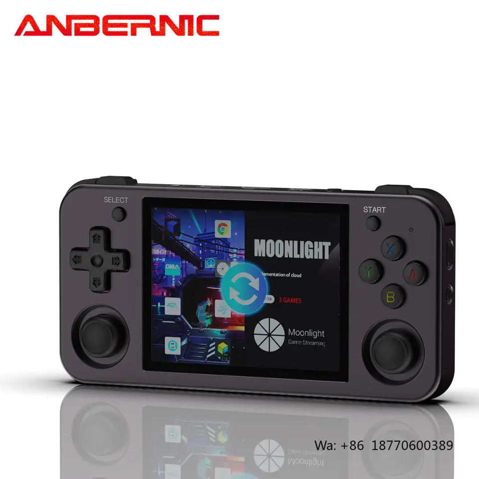 Anbernic Portable Gaming 3.5-Inch Retro Street Ps Fighting Handheld Game Console RG353M