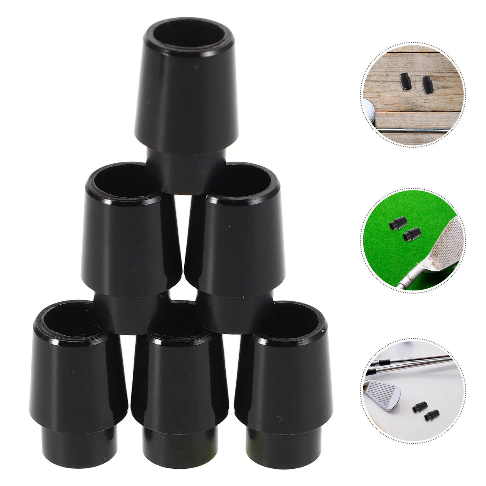 

12pcs Golf Club Ferrule Sleeves Rubber Shaft Accessories For Irons Shock Absorption Durable Replacement Compatible With Pxg