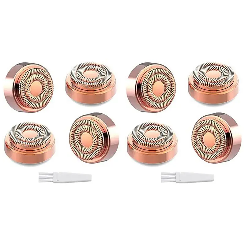 8X Replacement Heads, Women Facial Hair Remover Replacement Heads Generation 2-A77G