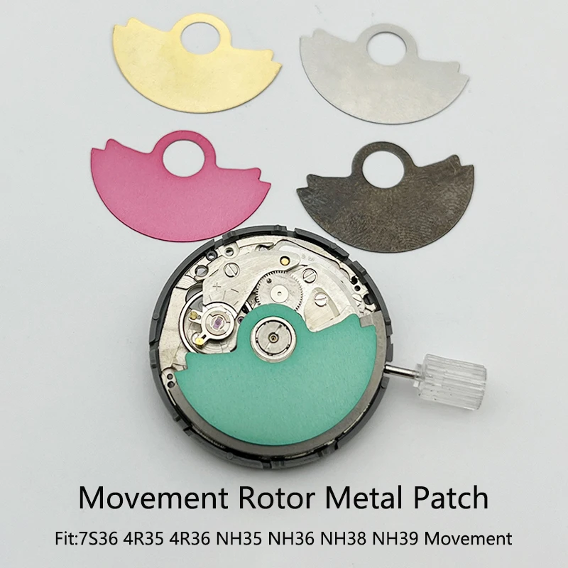 

Mod NH35 NH36 Movement Rotor Metal Patch for 7S36 4R35 4R36 NH35 NH36 NH38 NH39 Movement Rotor Watch Modification