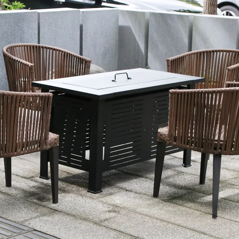 BBQ grill patio grill stove table outdoor furniture heating courtyard brazier multi-functional Chinese stove tea BBQ