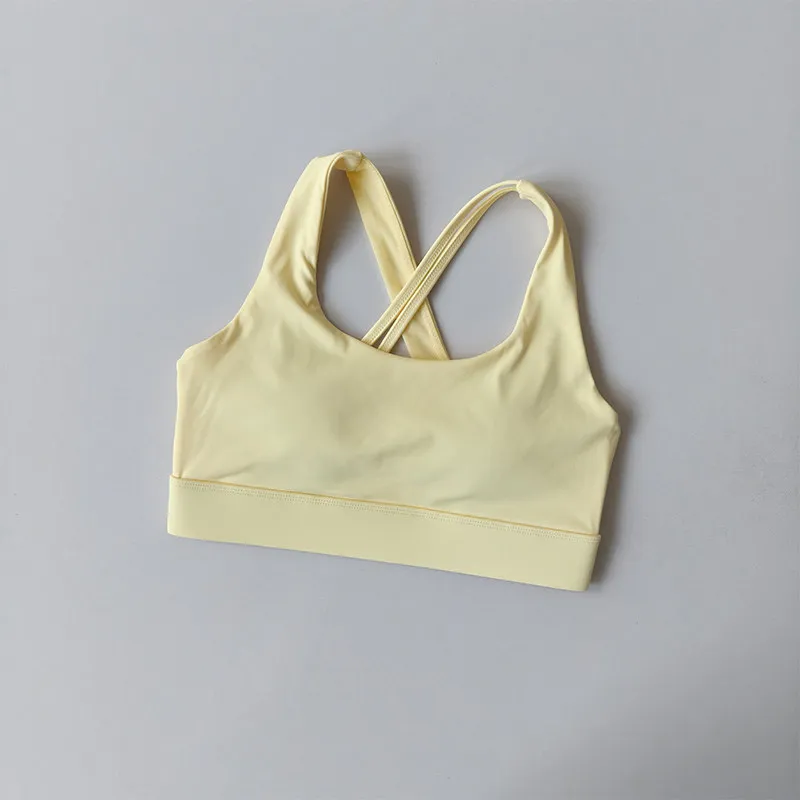 Neuer hochintensiver Cross-Back-Sport-BH, stoßfester All-in-One-Lauf- und Yoga-BH, schnelltrocknende Fitness-Bekleidung. – Detail 3