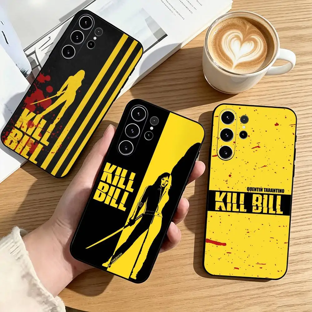 M-Movie-PC-Kill Bill  Phone Case Black Silicone Soft For Samsung S25,S24,S21,S22,S23,S30,Ultra,S20,Plus,Fe,Lite Gift