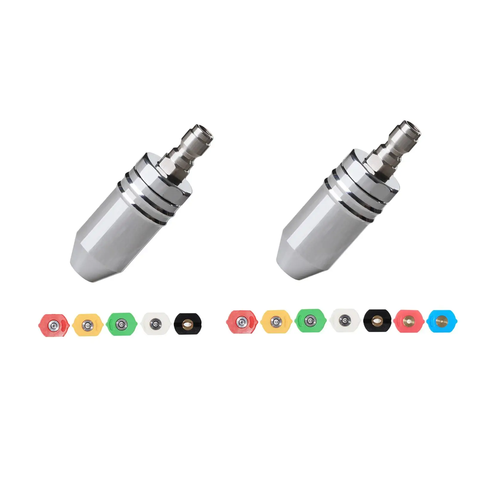 Rotating Nozzle Power Washer Nozzle for Deck Cleaning, Concrete Patios Metal