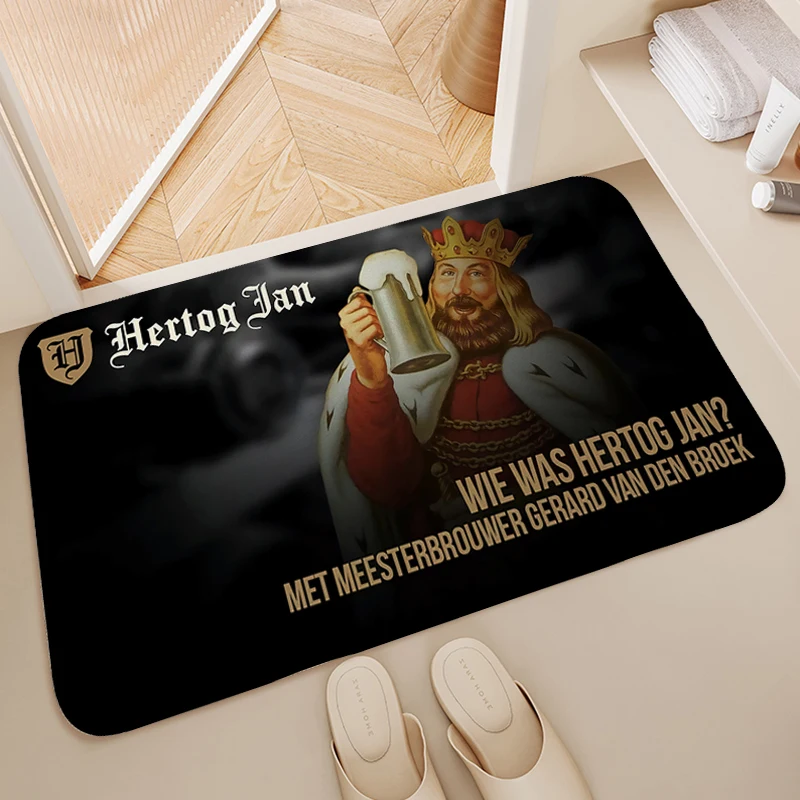 

Digital Print Bathroom Mat H-Hertog Jan Carpet for Bedroom Washable Non-slip Kitchen Living Room Rug House Interior Entrance Mat