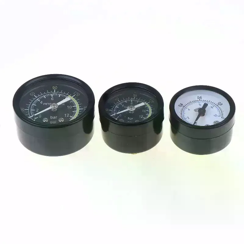 1Pcs 0-25Bar 0-10Bar 0-12Bar Hydraulic Fluid Measuring Instrument Air Compressor Pressure Gauge DIY Accessories
